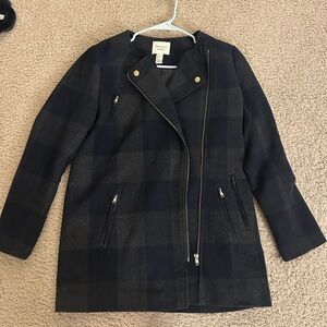 FOREVER 21 Womens Checkered Coat- small